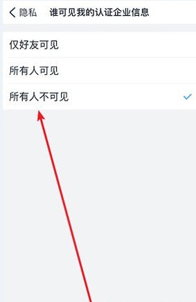 钉钉企业信息仅对好友可见 钉钉怎么隐藏企业认证信息